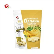 Chips de plátano liofilizados