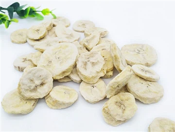 Todos los chips de plátano liofilizados naturales
