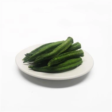 Chips crujientes de okra