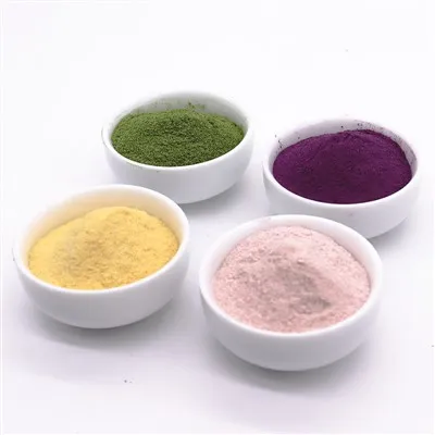 Polvo de frutas y verduras secas